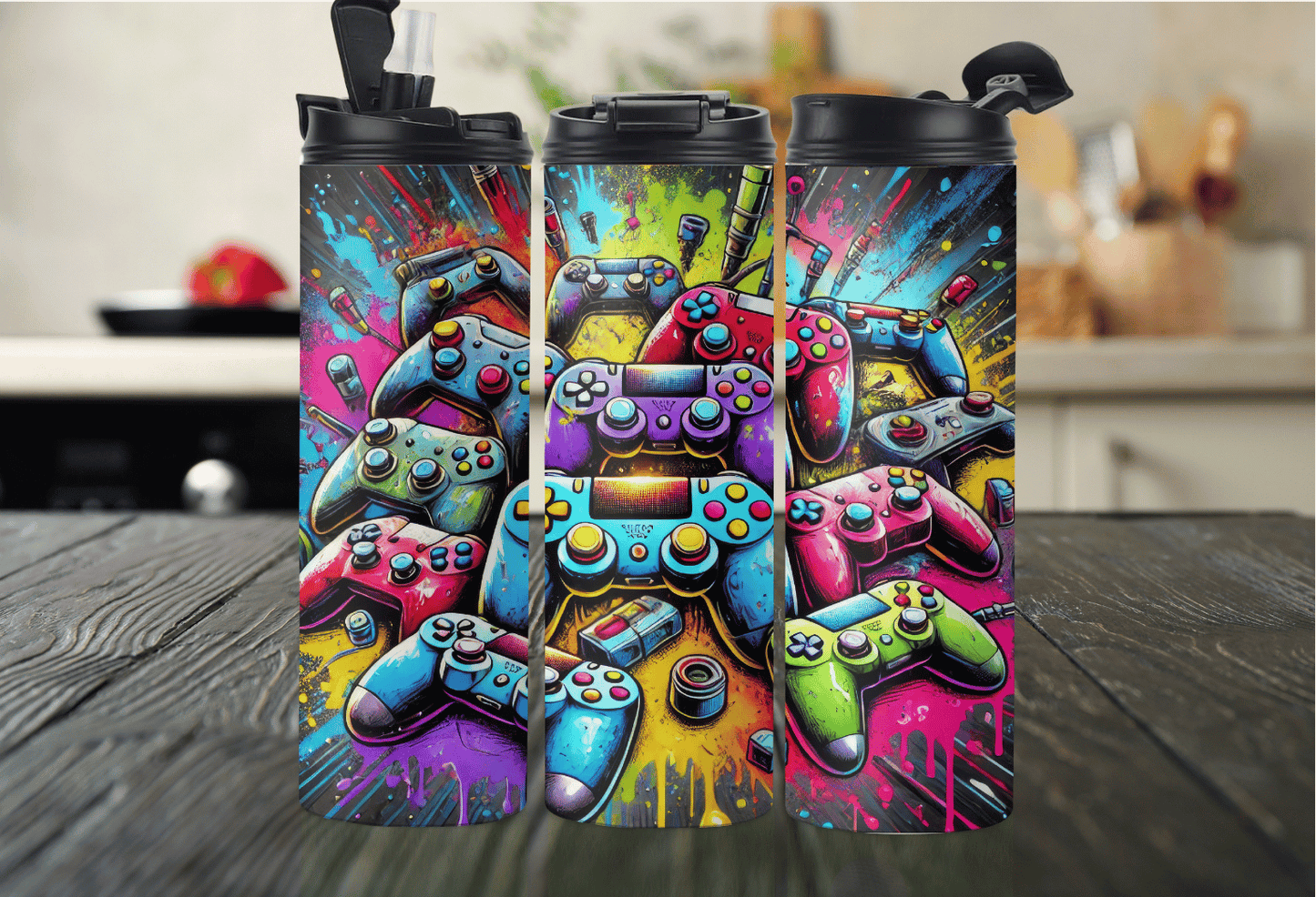 Ultimate Controller Chaos Tumbler – Gamer Dad Edition
