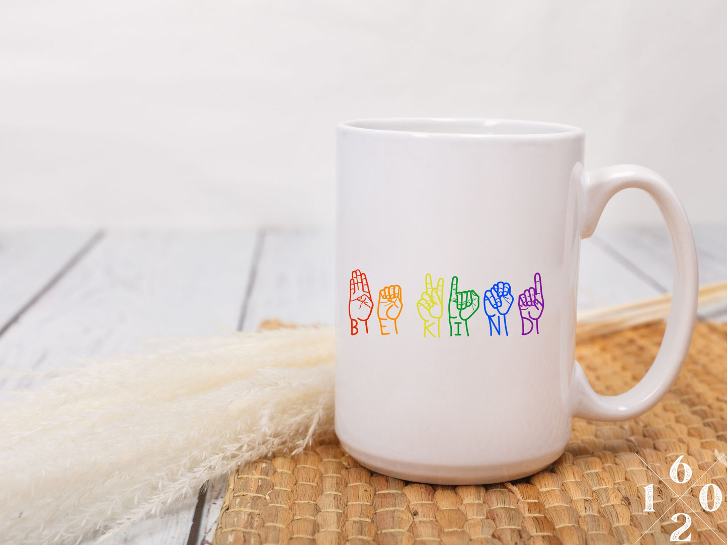 BeKind ASL Coffee Mug