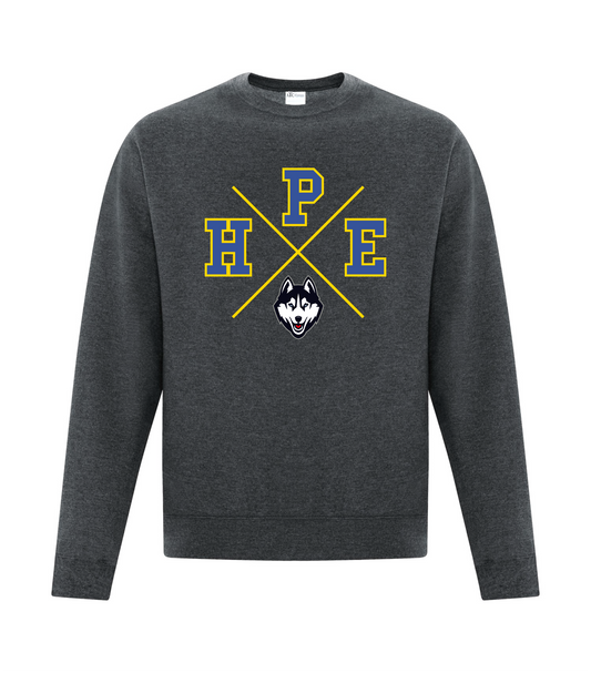 Adult HPE X Husky Spirit Crewneck