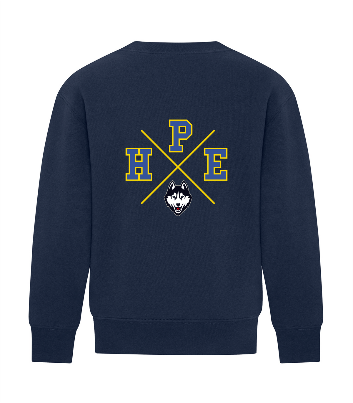 Youth HPE X Husky Spirit Crewneck