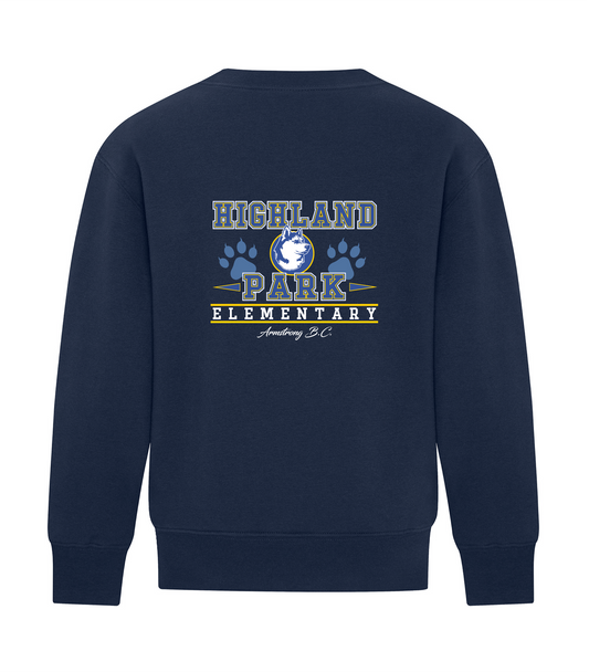 Youth Highland Park Elementary Spirit Crewneck