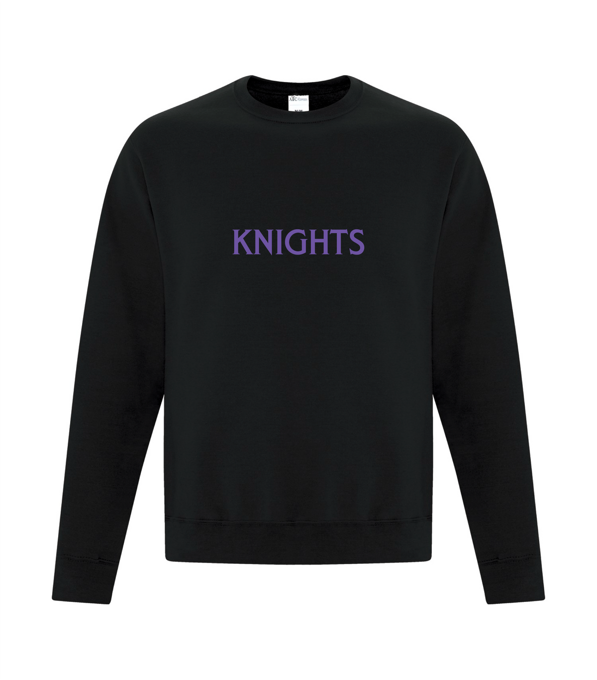 North Okanagan Knights Outlined Adult Crewneck Sweater