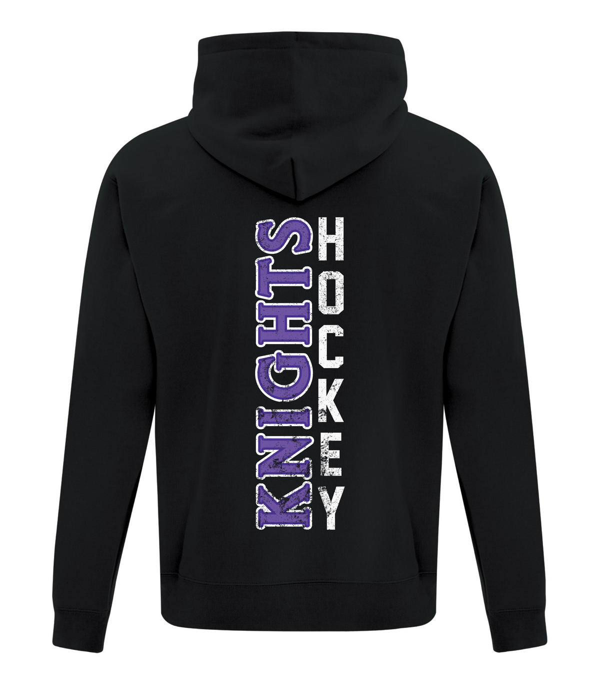 North Okanagan Knights Outlined Youth Pullover Hoodie