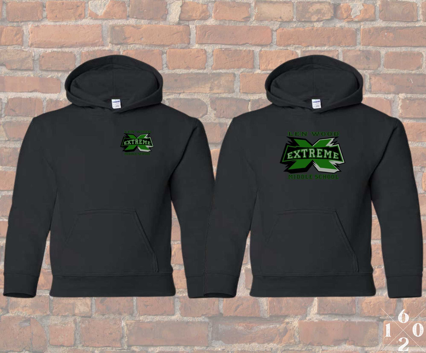 Len Wood Pullover Hoodie - Youth