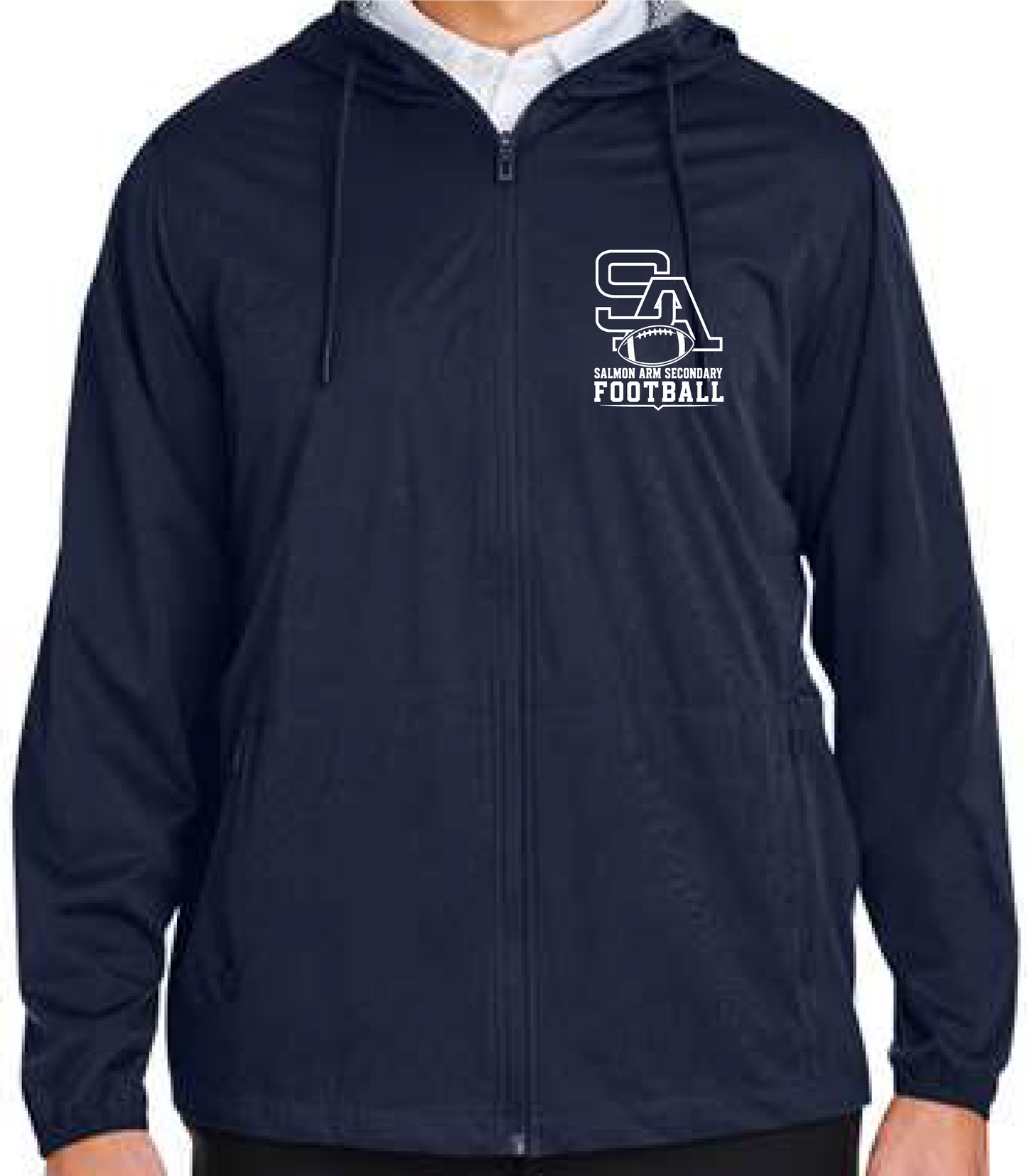 SASS Football Full Zip Rain Jacket