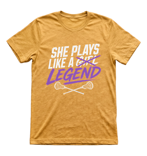 She Plays Like A Legend Tee