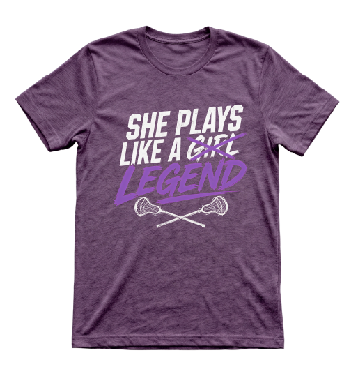 She Plays Like A Legend Tee
