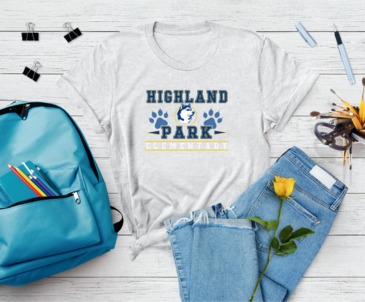 Youth Highland Park Elementary "HPE" Spirit T-Shirt