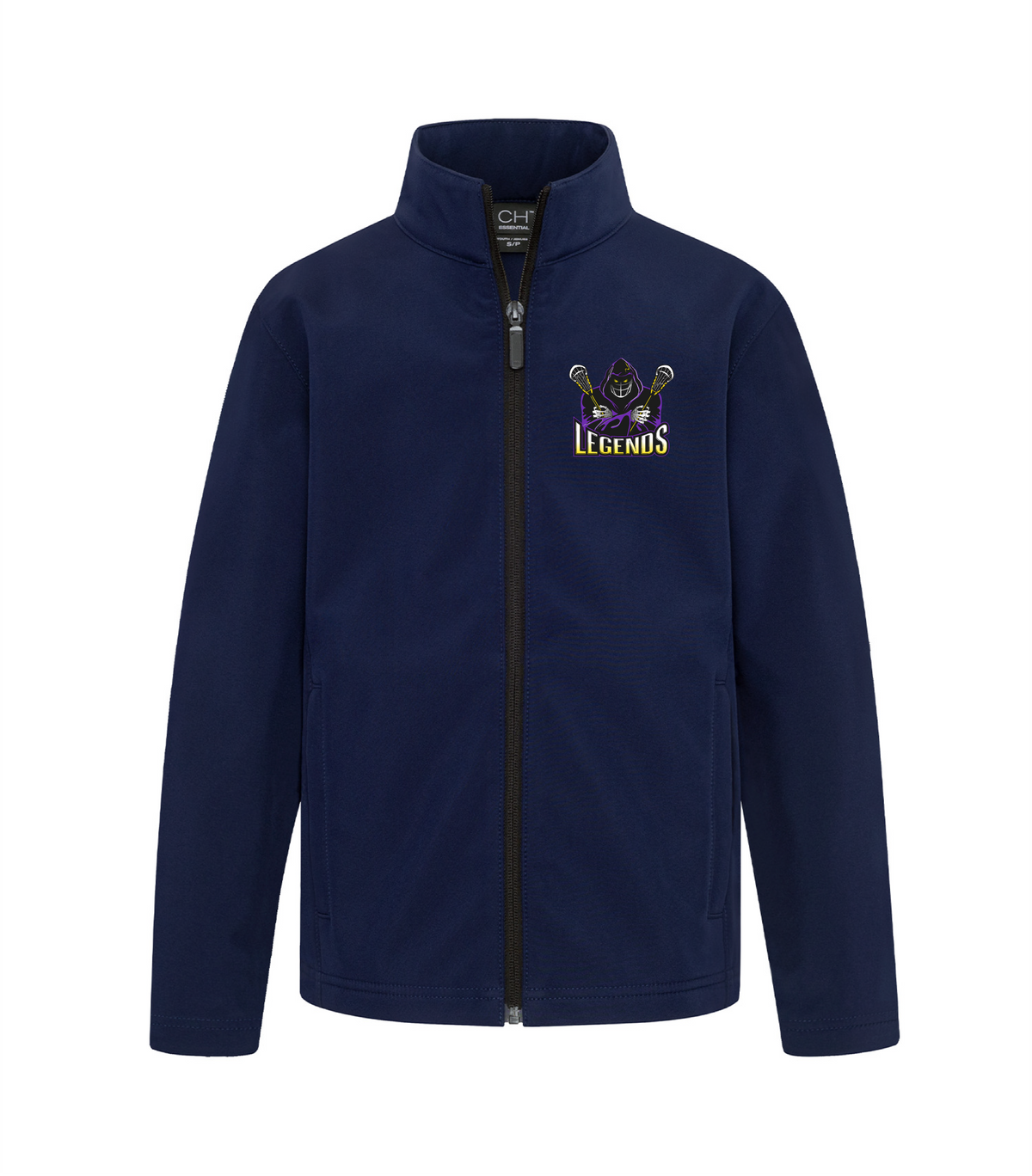 Legends Logo Youth Soft Shell Rain Jacket & Windbreaker