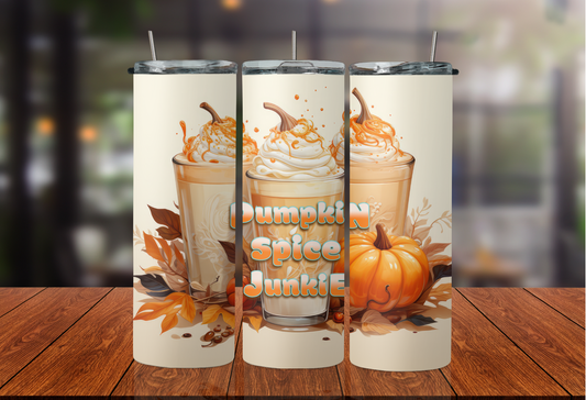 Pumpkin Spice Junkie - 20oz Tumbler