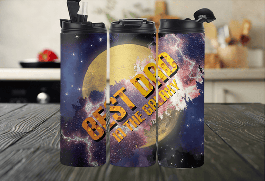 Best Dad in the Galaxy Tumbler – Space Edition