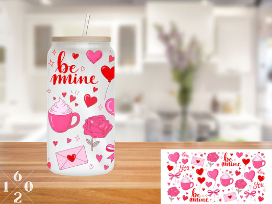Be Mine Glass Can