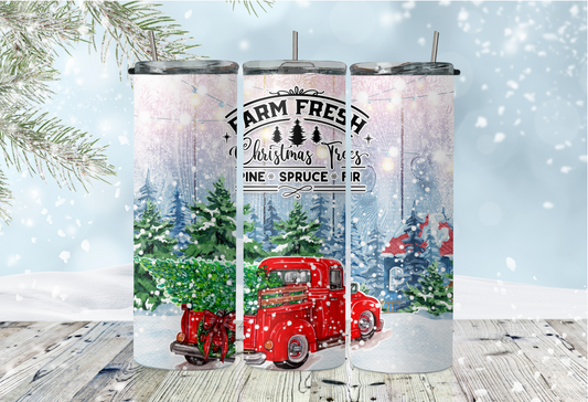 Farm Fresh Christmas - 20oz Tumbler