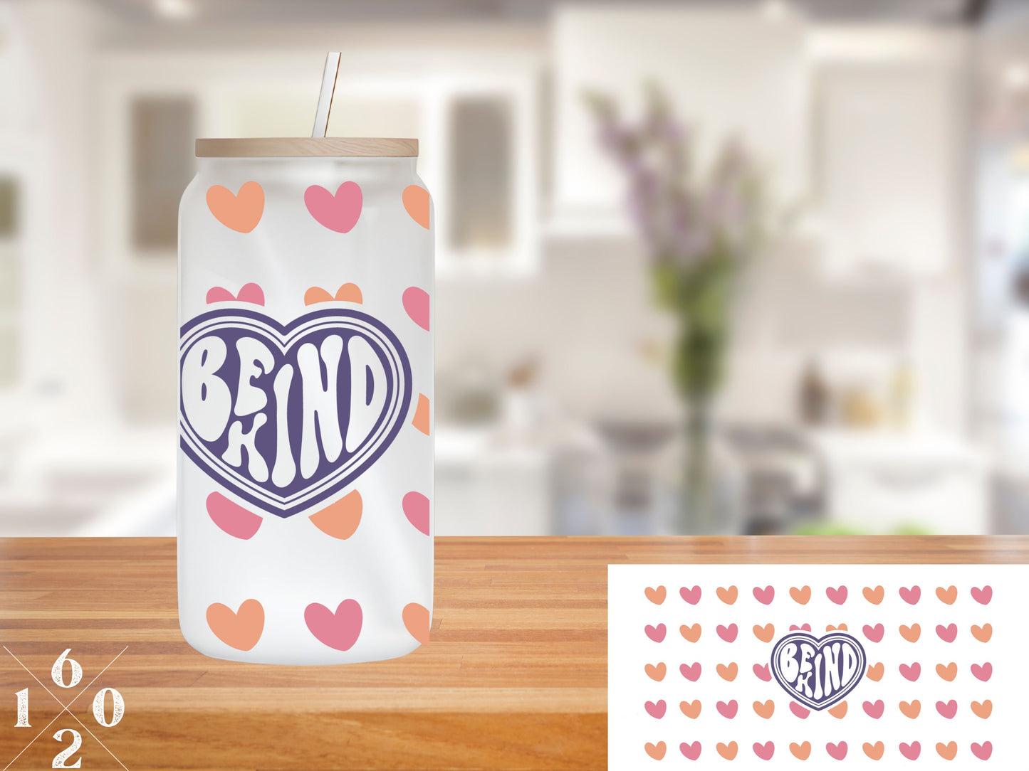 Be Kind Glass Can