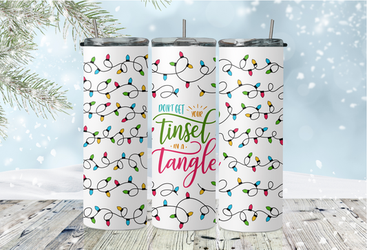 Tangled Tinsel - 20oz Tumbler