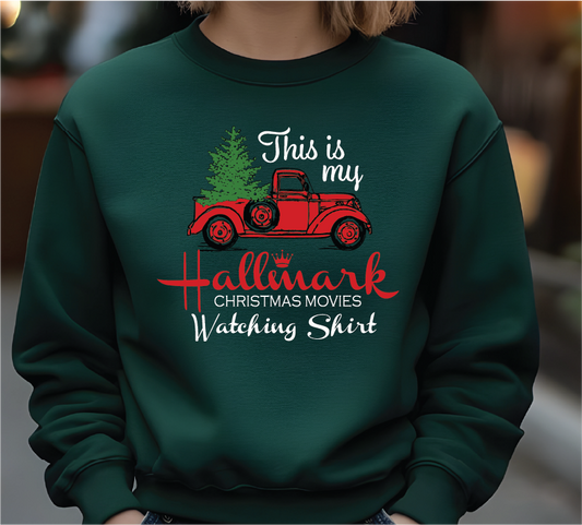 Hallmark Christmas Movies Watching Shirt – Cozy Holiday Sweatshirt