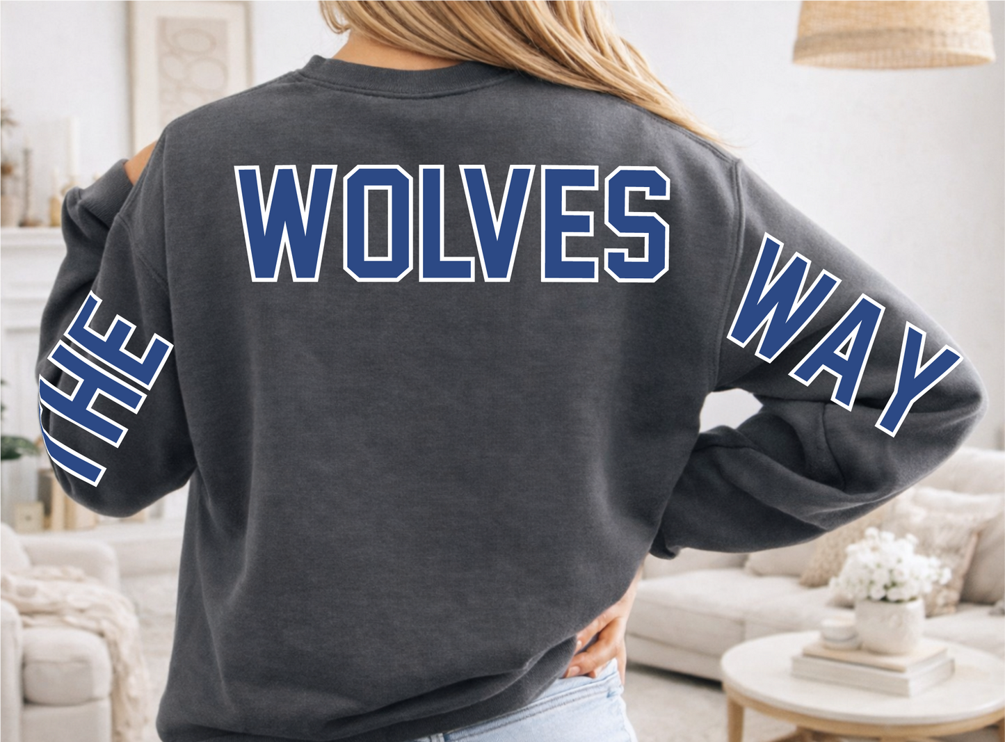 Falkland Wolves - The Wolves Way Crewneck Sweater