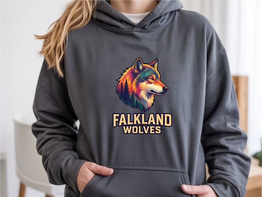 Falkland Wolves - Tree Pullover Hoodie