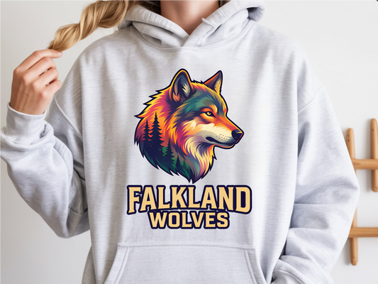 Falkland Wolves - Tree Pullover Hoodie