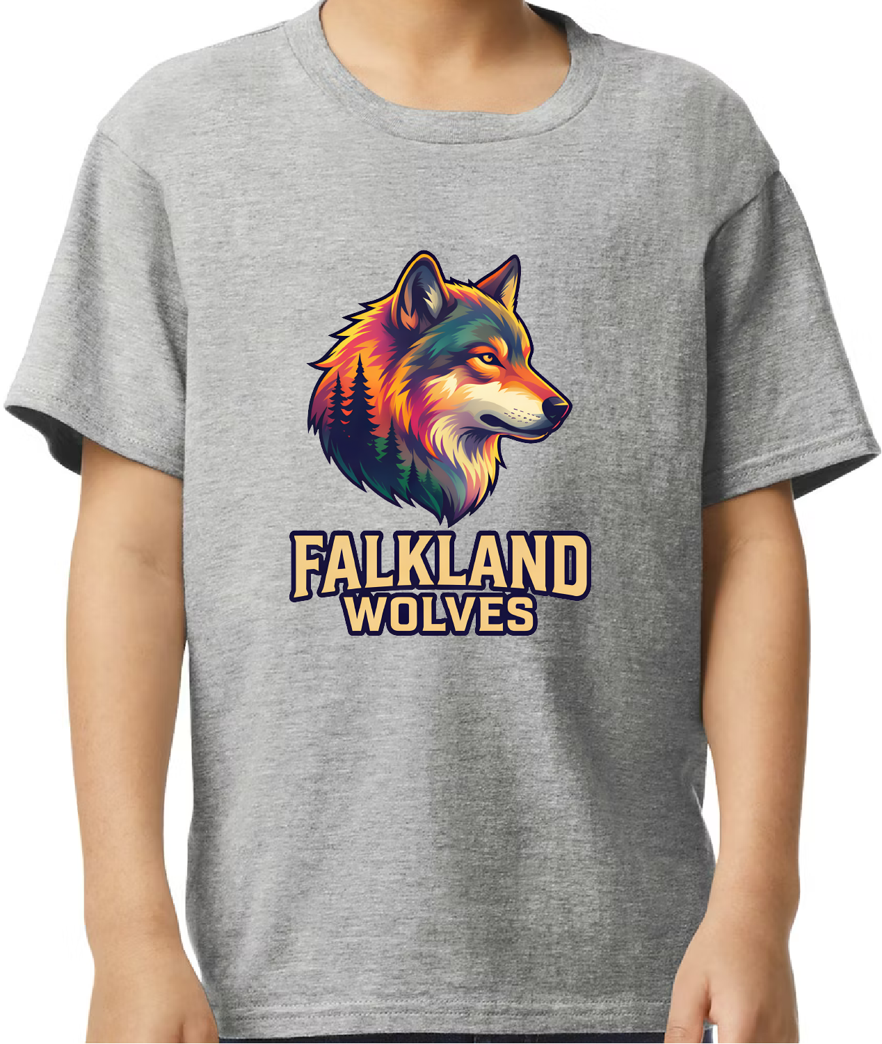 Falkland Wolves - Tree T-Shirt