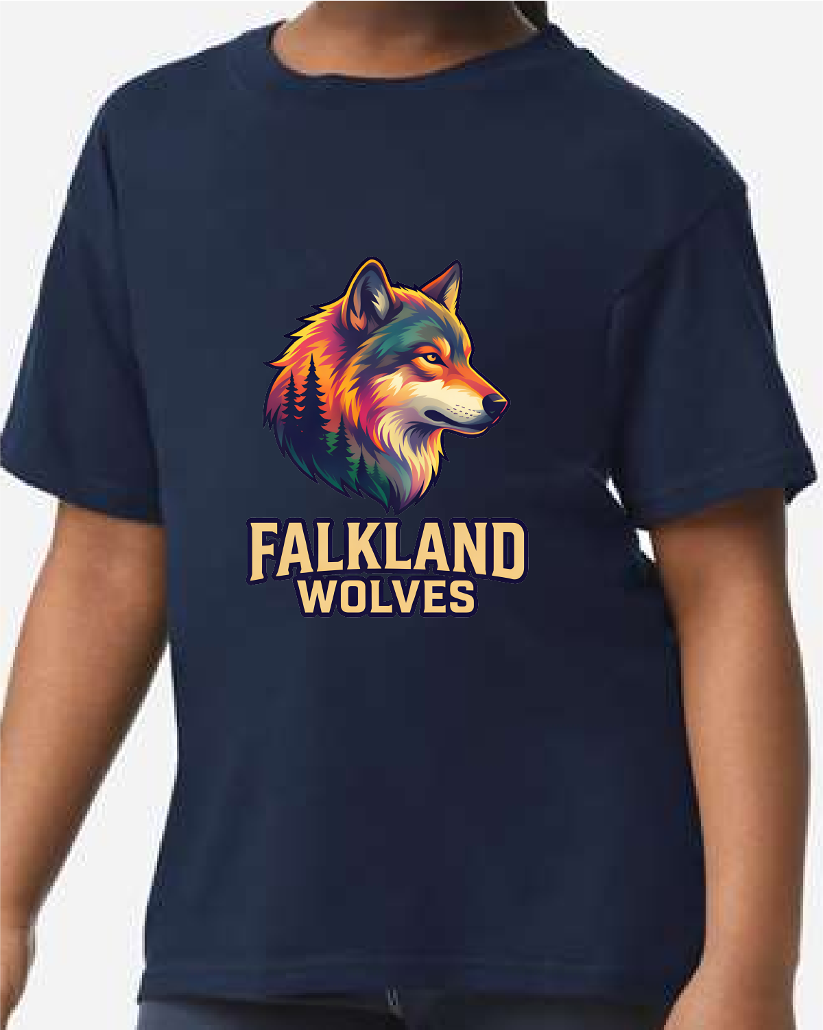 Falkland Wolves - Tree T-Shirt