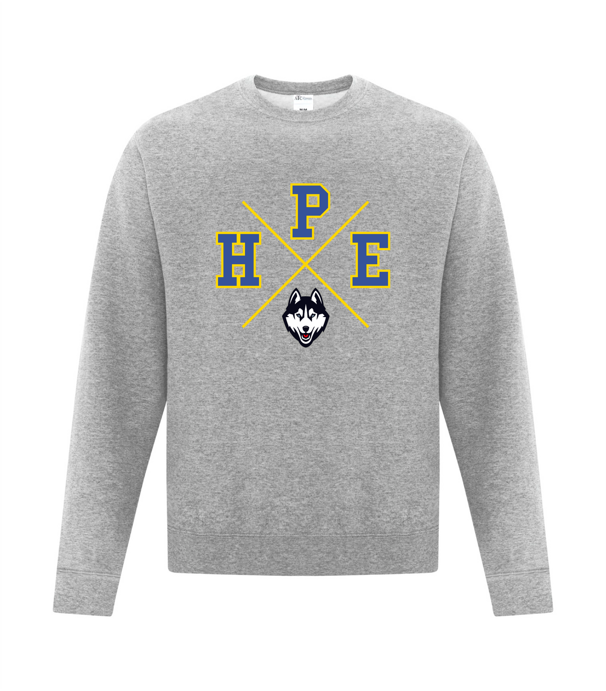 Adult HPE X Husky Spirit Crewneck