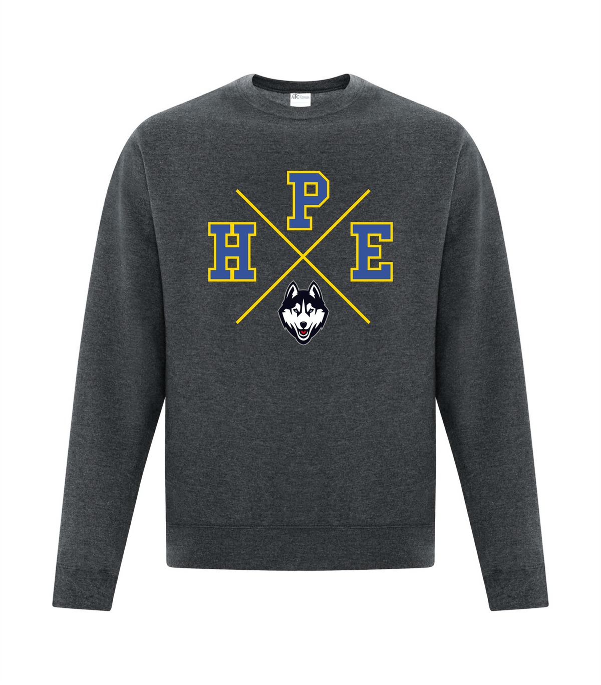Adult HPE X Husky Spirit Crewneck