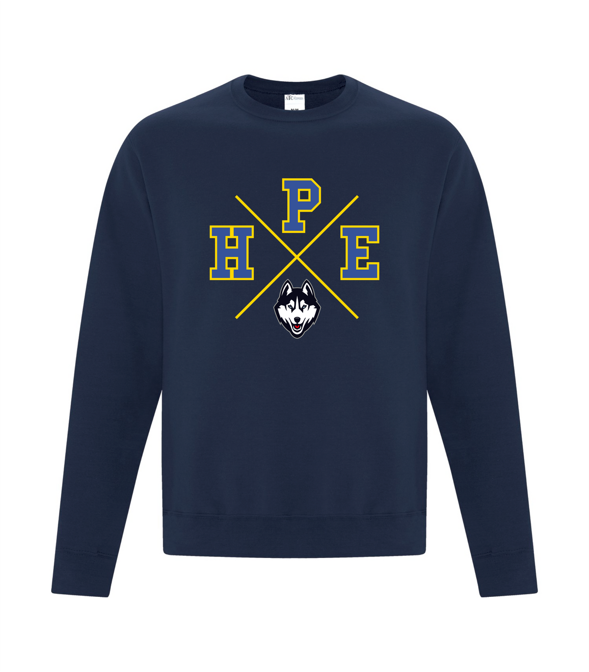 Adult HPE X Husky Spirit Crewneck