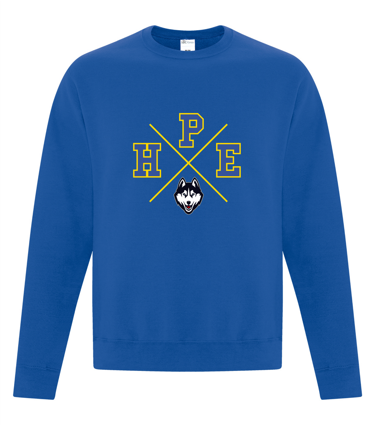 Adult HPE X Husky Spirit Crewneck