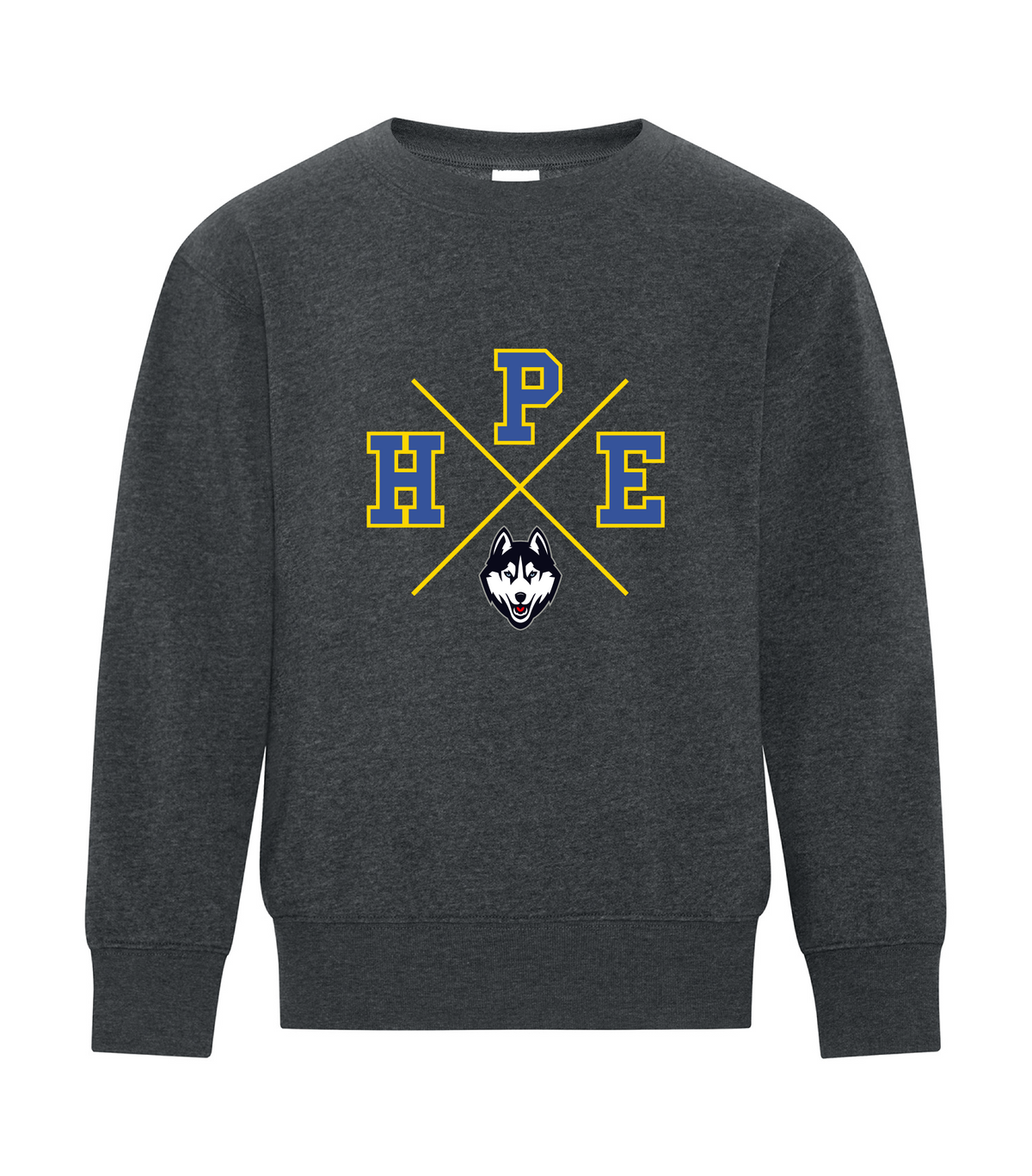 Youth HPE X Husky Spirit Crewneck