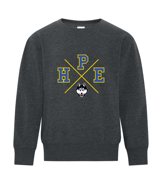 Youth HPE X Husky Spirit Crewneck