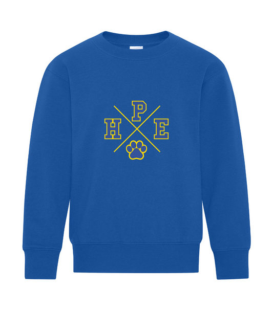 Youth HPE X Paw Spirit Crewneck