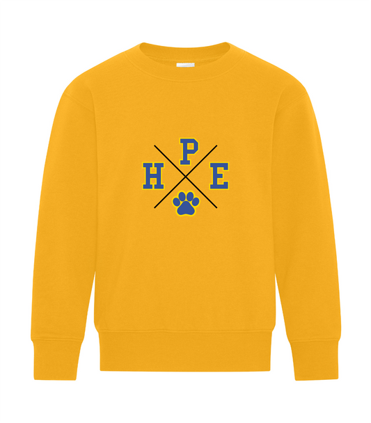 Youth HPE X Paw Spirit Crewneck