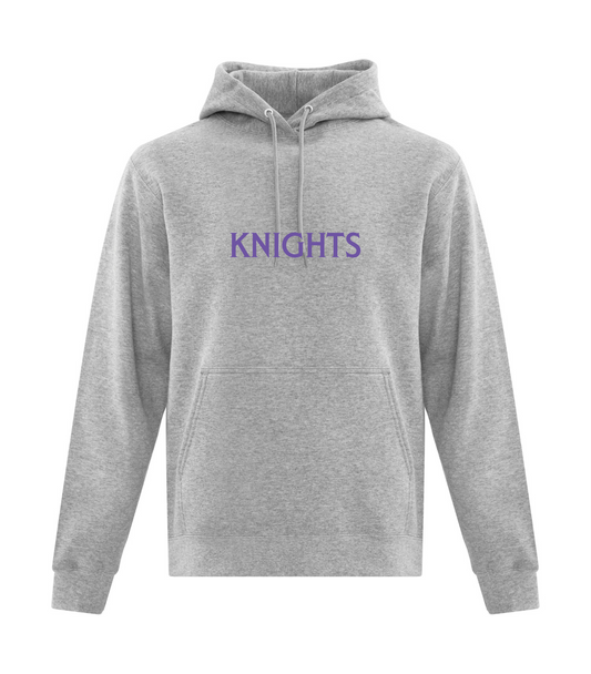 North Okanagan Knights Outlined Adult Pullover Hoodie