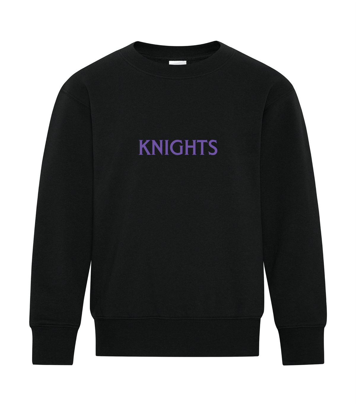 North Okanagan Knights Outlined Youth Crewneck Sweater