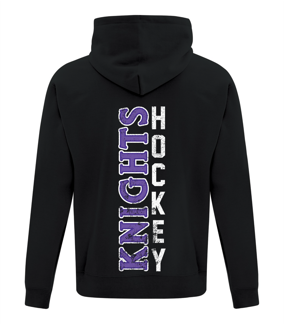 North Okanagan Knights Outlined Adult Pullover Hoodie