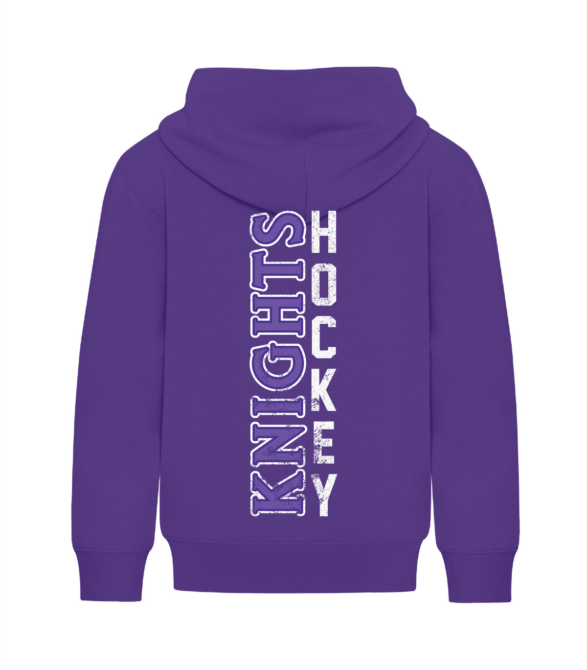 North Okanagan Knights Outlined Youth Pullover Hoodie