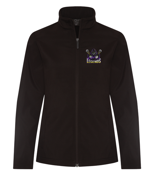 Legends Logo Ladie's Soft Shell Rain Jacket & Windbreaker