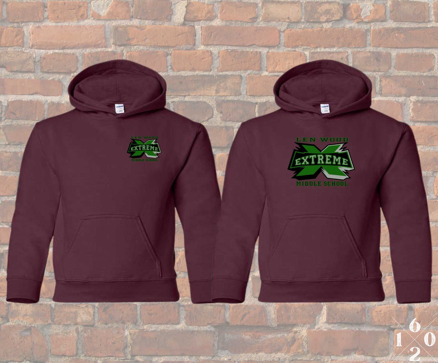 Len Wood Pullover Hoodie - Youth