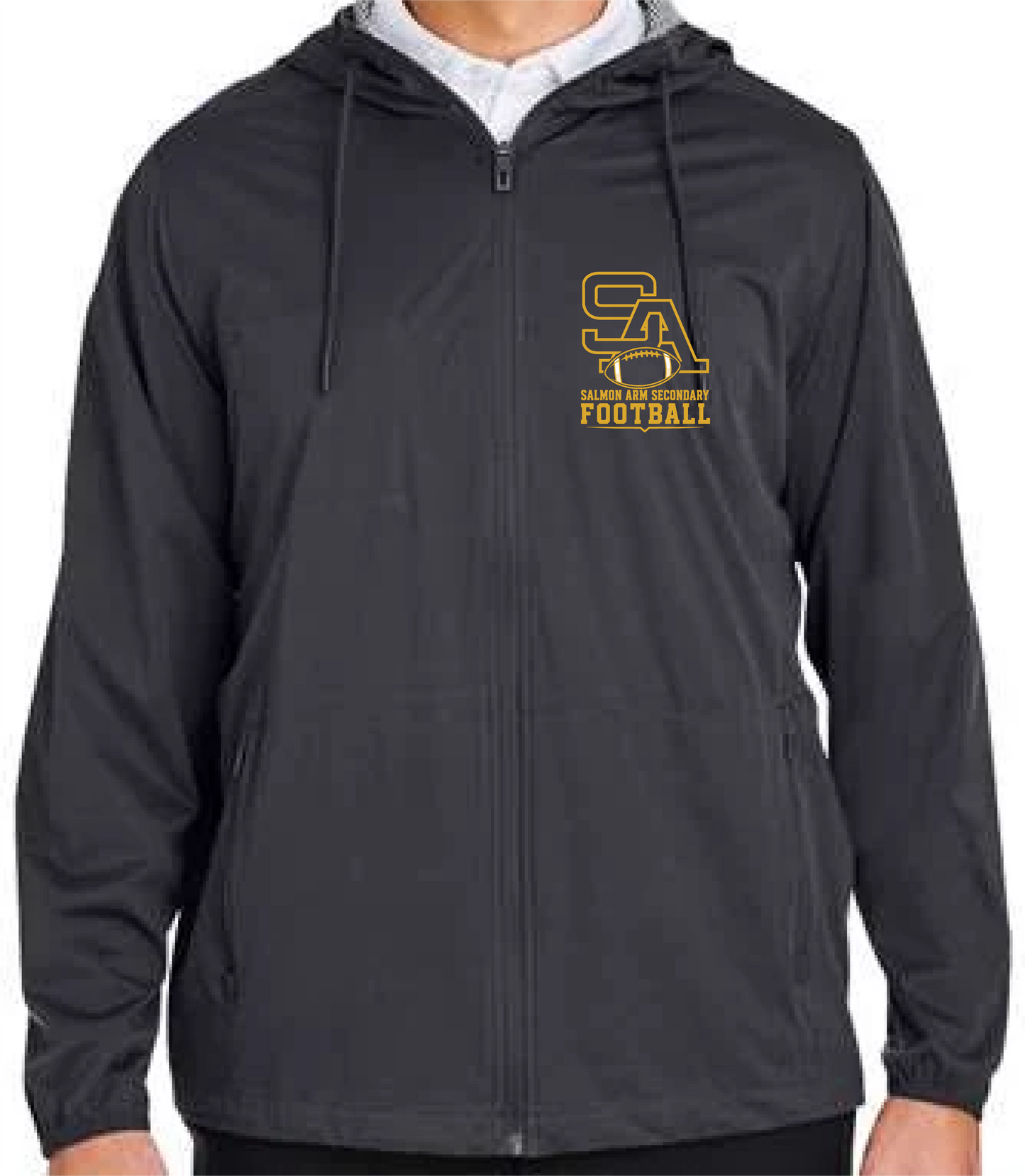 SASS Football Full Zip Rain Jacket