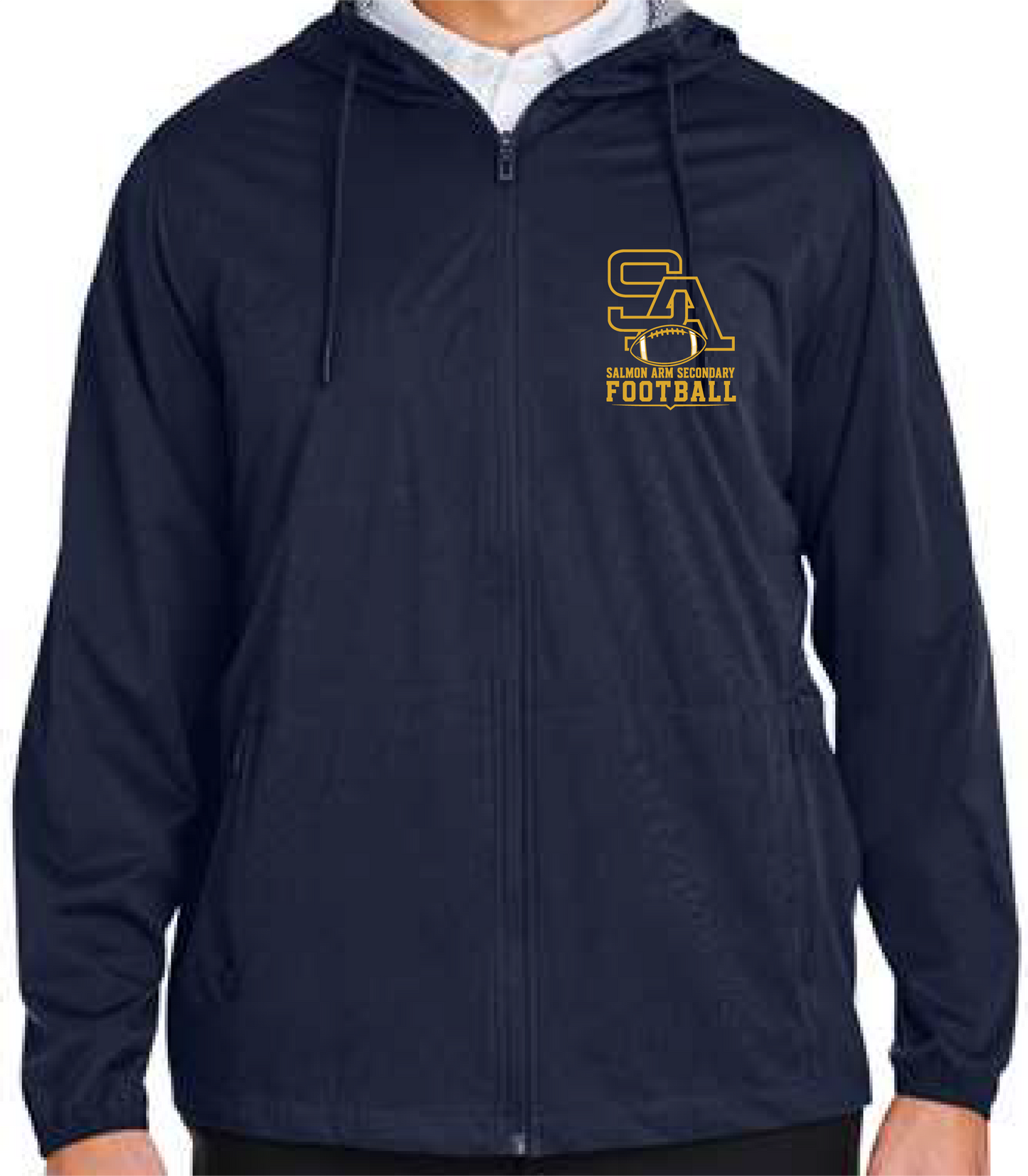 SASS Football Full Zip Rain Jacket