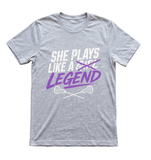 She Plays Like A Legend Tee