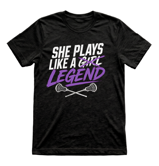 She Plays Like A Legend Tee
