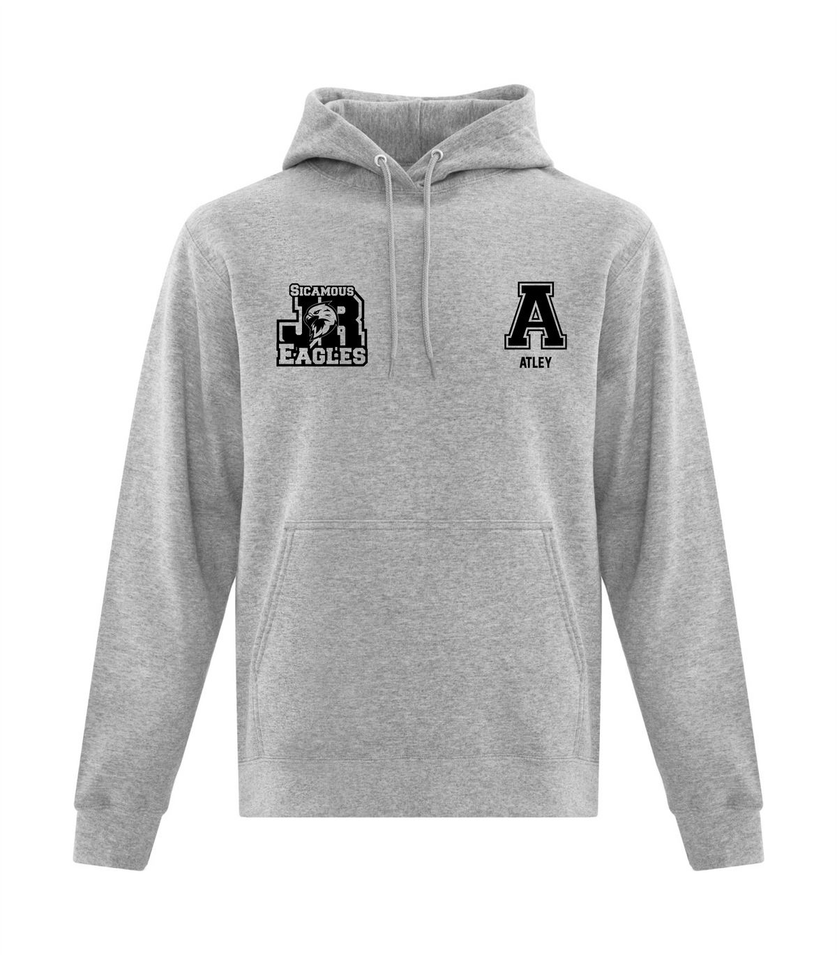 Jr Eagles w/ Name Adult Pullover Hoodie