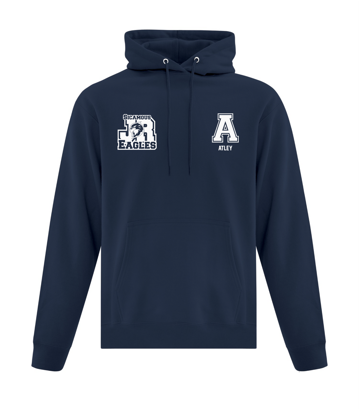 Jr Eagles w/ Name Adult Pullover Hoodie