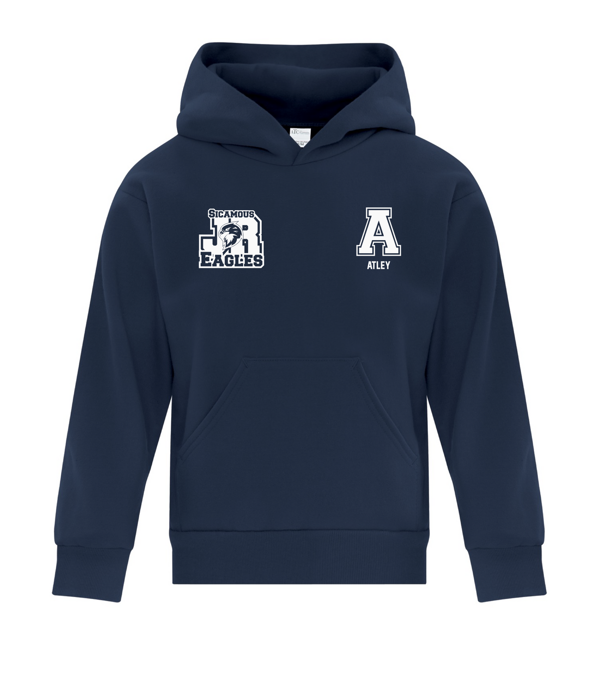 Jr Eagles w/ Name Youth Pullover Hoodie