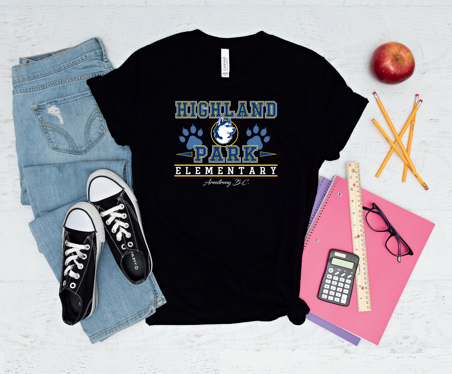 Highland Park Elementary "HPE" Spirit T-Shirt
