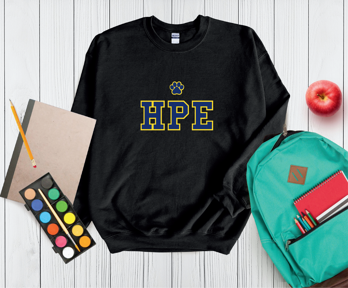 Highland Park Elementary "HPE" Spirit Crewneck