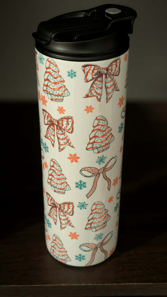 Tree and Bow Tumbler