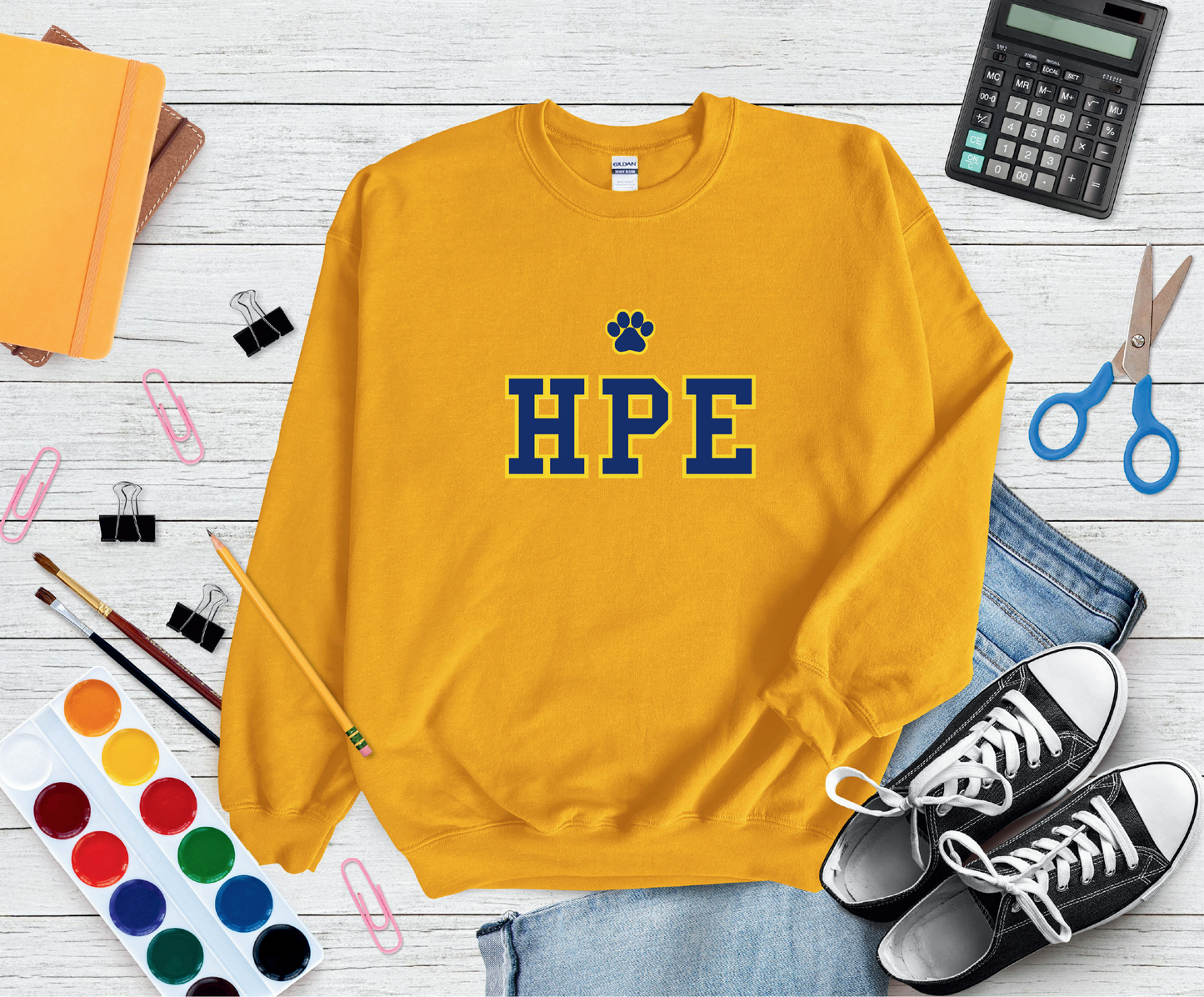 HPE Gold Crewneck Sweater